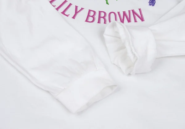 KEITA MARUYAMA×LILY BROWN Botanical Logo Print T-shirt K-167257_010
