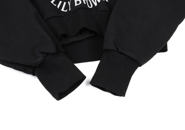 KEITA MARUYAMA×LILY BROWN Botanical Logo Print Cropped Hoodie K-167258_008