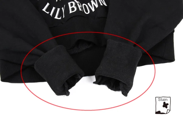 KEITA MARUYAMA×LILY BROWN Botanical Logo Print Cropped Hoodie K-167258_009