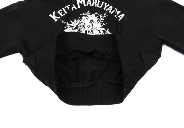 KEITA MARUYAMA×LILY BROWN Botanical Logo Print Cropped Hoodie K-167258_012