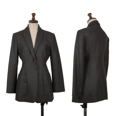 JIL SANDER Cashmere Blend Wool Tailored Jacket