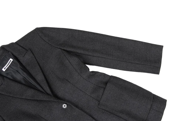 JIL SANDER Cashmere Blend Wool Tailored Jacket K-167259_007