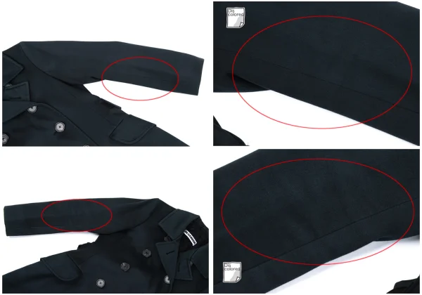 JIL SANDER Quilted Moleskin Double Coat K-167260_007