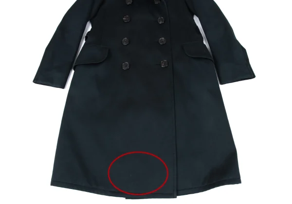 JIL SANDER Quilted Moleskin Double Coat K-167260_010