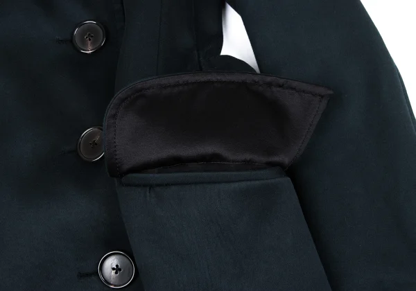 JIL SANDER Quilted Moleskin Double Coat K-167260_012