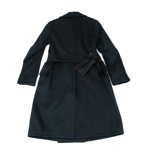 JIL SANDER Quilted Moleskin Double Coat K-167260_016