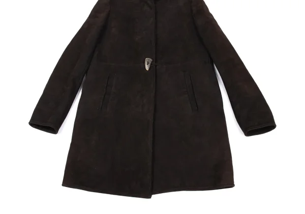 JIL SANDER Hooded Mouton Coat K-167261_008