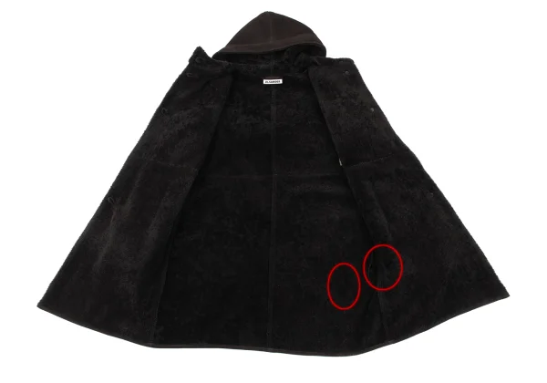 JIL SANDER Hooded Mouton Coat K-167261_012