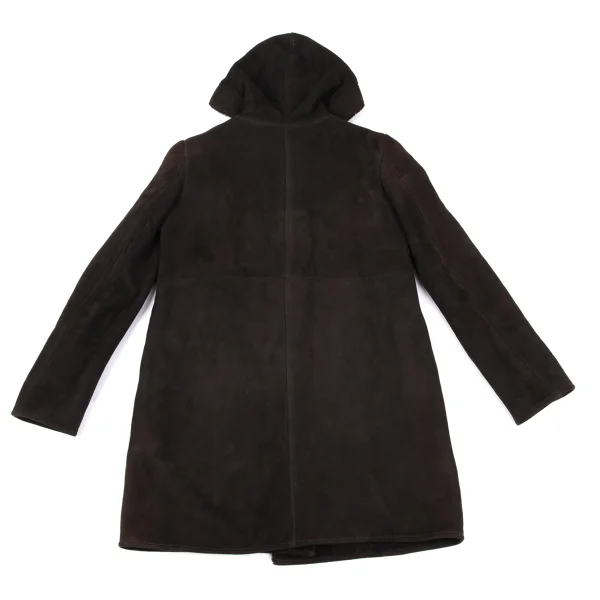 JIL SANDER Hooded Mouton Coat K-167261_015