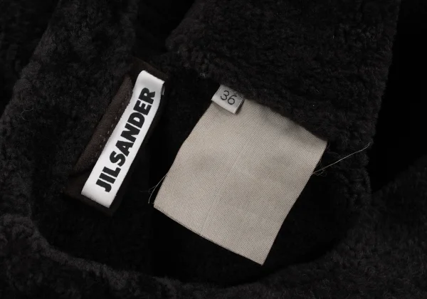 JIL SANDER Hooded Mouton Coat K-167261_018