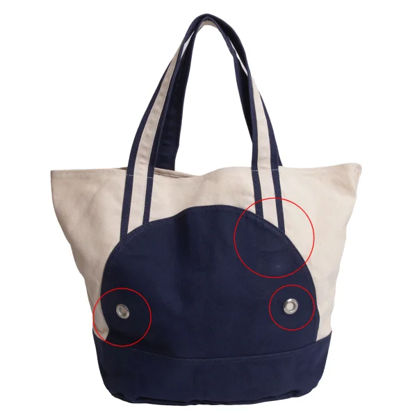 ISSEY MIYAKE I.S. Whale Canvas Tote Bag K-167264_002