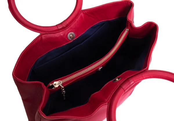 ROMEO GIGLI Circle Handle Leather Bag K-167265_014