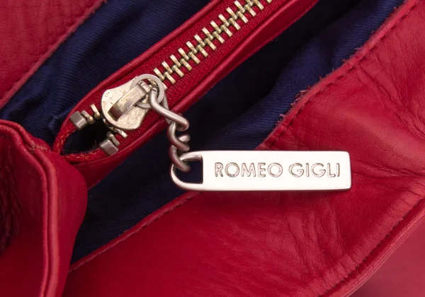 ROMEO GIGLI Circle Handle Leather Bag K-167265_015