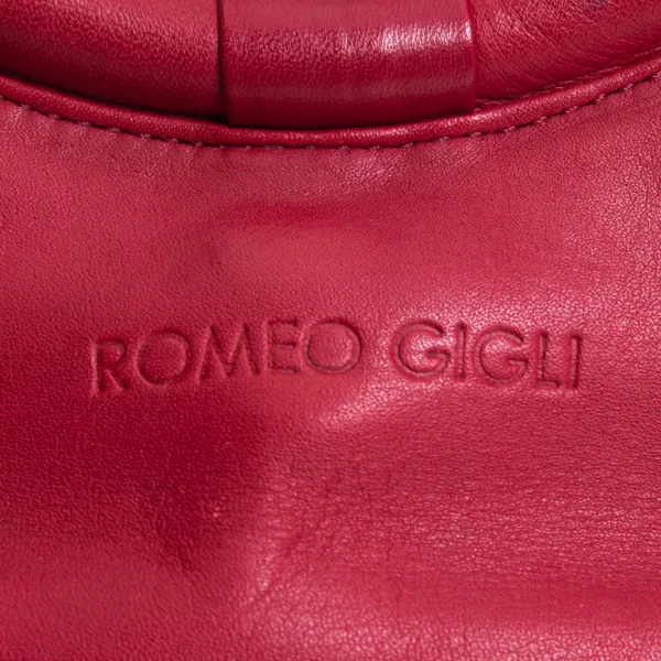 ROMEO GIGLI Circle Handle Leather Bag K-167265_017
