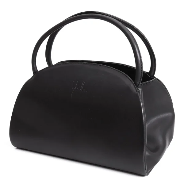 Sybilla Logo Embossed Leather Bag Black  K-167266_001