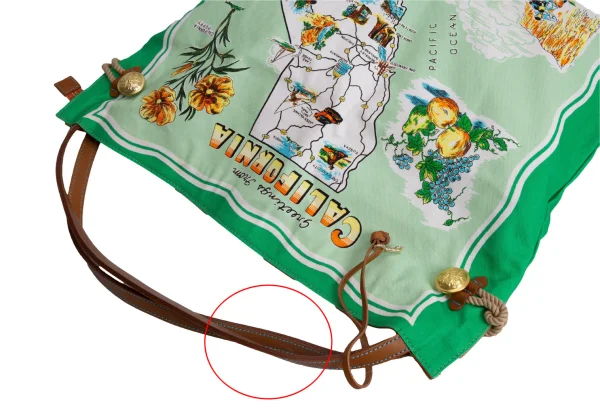 TOPKAPI Scarf Printed Canvas Tote Bag K-167268_009