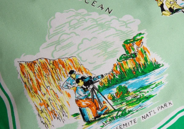 TOPKAPI Scarf Printed Canvas Tote Bag K-167268_013