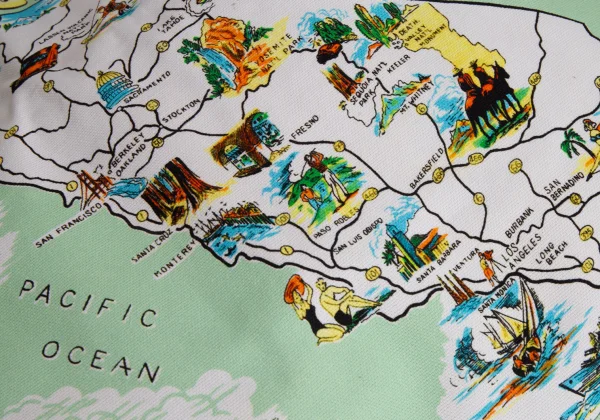 TOPKAPI Scarf Printed Canvas Tote Bag K-167268_014