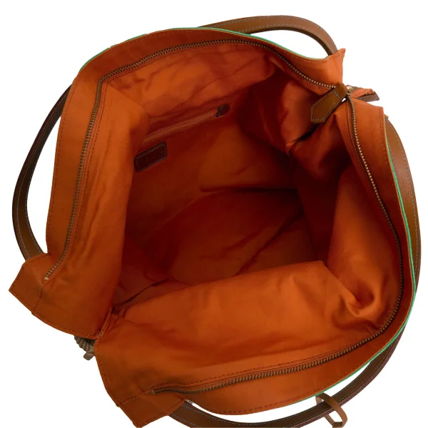 TOPKAPI Scarf Printed Canvas Tote Bag K-167268_016