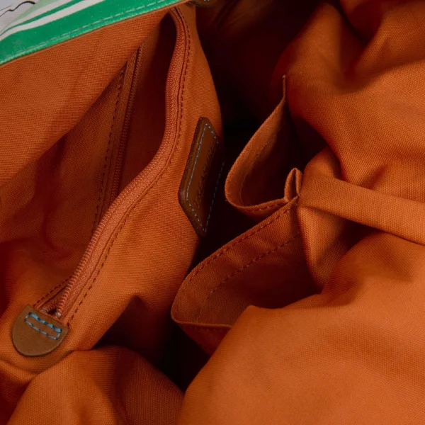 TOPKAPI Scarf Printed Canvas Tote Bag K-167268_017