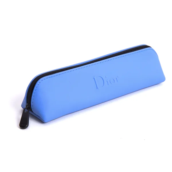Christian Dior Logo Embossing Pencil Case Blue  K-167269_001