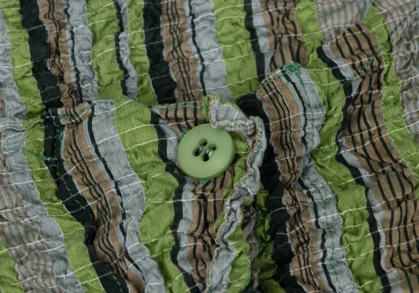 ISSEY MIYAKE me Dyed Wrinkle Pleats Stripe Cardigan K-167273_005