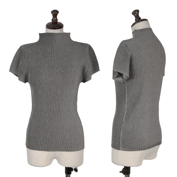 PLEATS PLEASE Bottle Neck Mist Pleats Marble T Shirt Grey 3 K-167279_001