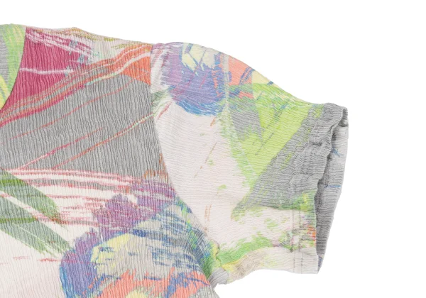 ISSEY MIYAKE HaaT Graphic Printed Crape Dress K-167280_006