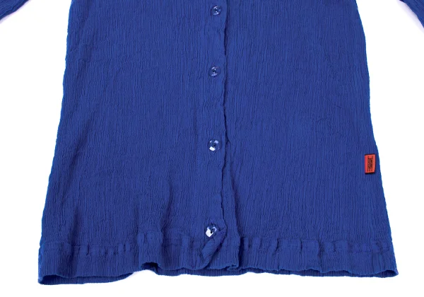 ISSEY MIYAKE HaaT Dyed Crew Neck Crepe Pleated Cardigan K-167281_008