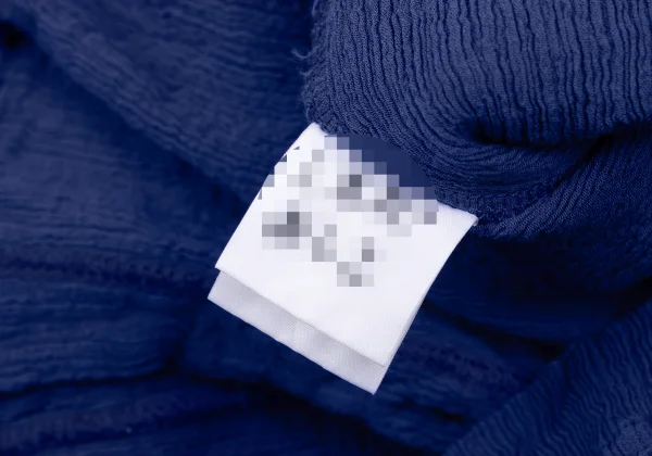 ISSEY MIYAKE HaaT Dyed Crew Neck Crepe Pleated Cardigan K-167281_012