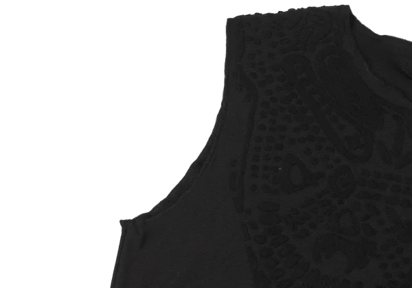 Jean Paul GAULTIER HOMME Cotton Nylon Stretch Jacquard Sleeveless Top K-167283_004