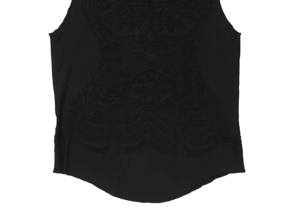 Jean Paul GAULTIER HOMME Cotton Nylon Stretch Jacquard Sleeveless Top K-167283_005