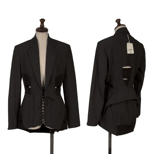 Jean Paul GAULTIER FEMME Cut-out Corset Jacket Black 40 K-167284_001