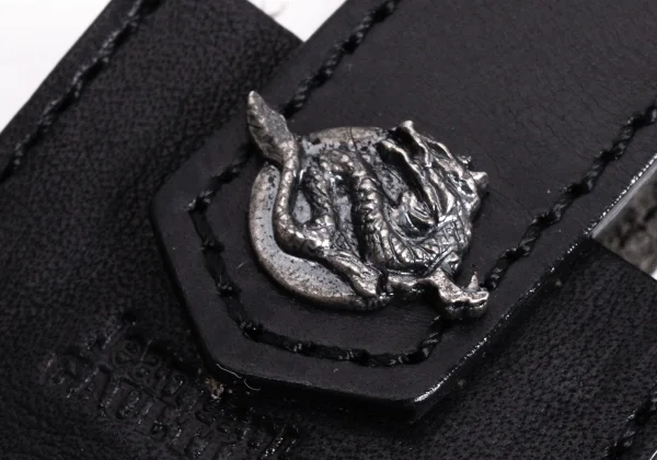 Jean Paul GAULTIER Dragon Button Leather Zippo Case K-167289_006