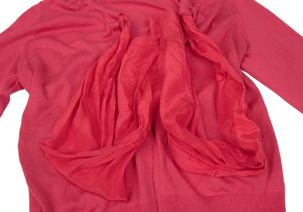 DKNY Tie Neck Knit Cardigan K-167292_006