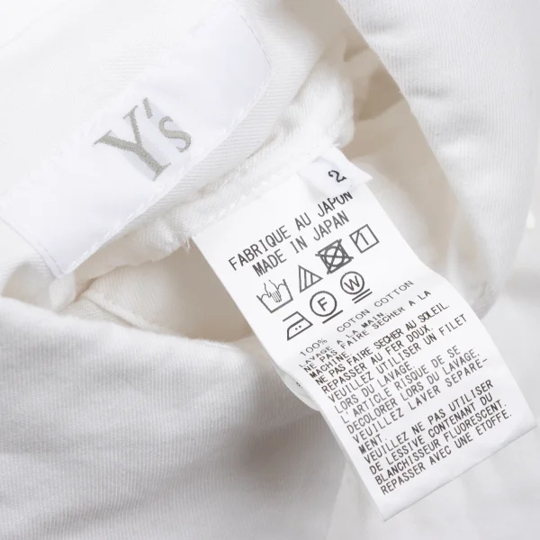 Y's Cotton Back Long  Wide Silhouette Long Sleeve Shirt K-167294_016