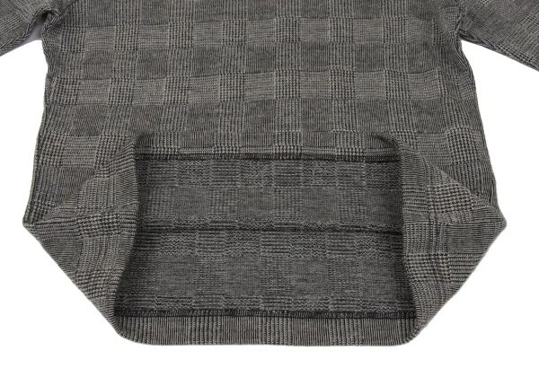 Y's Wool Blend Checker T Shirt K-167295_008