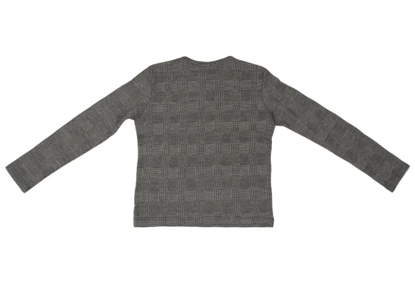 Y's Wool Blend Checker T Shirt K-167295_009