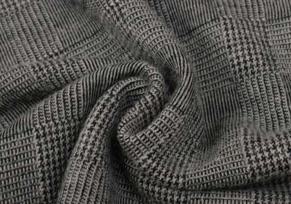 Y's Wool Blend Checker T Shirt K-167295_011