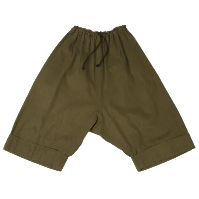 Y's Brushed Cotton Dropped Crotch Pants