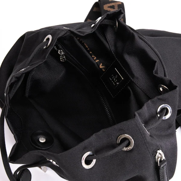 FENDI Logo Woven Backpack K-167297_013