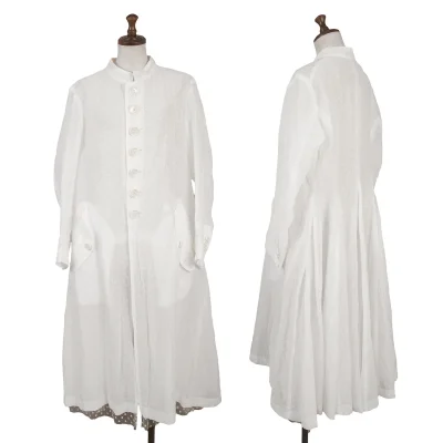 Unbranded Dot Lined Tulle Long Coat