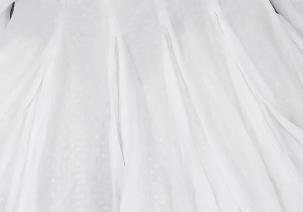 Unbranded Dot Lined Tulle Long Coat K-167299_013