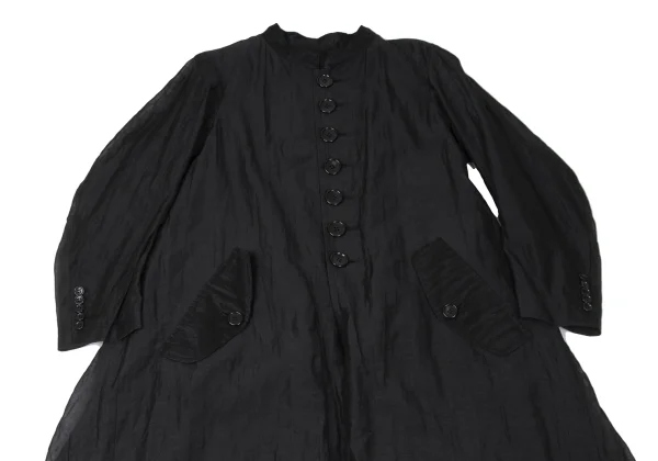 Unbranded Dot Lined Tulle Long Coat K-167300_003