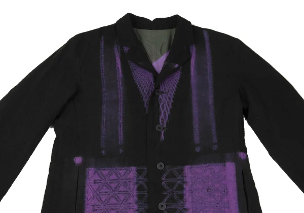 Unbranded Geometric Printed Jacket K-167301_003