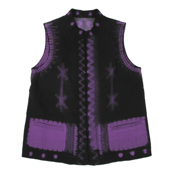 Unbranded Geometric Printed Vest K-167302_002