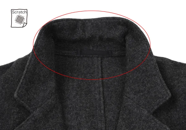 Y's for men Melton Wool Patch Pocket 3B Jacket K-167303_004