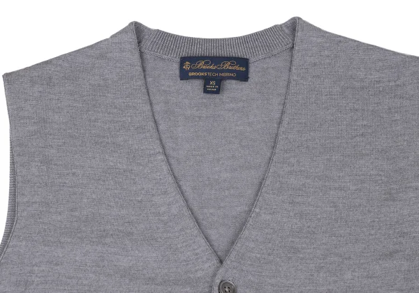 Brooks Brothers Merino Wool Knit Vest K-167309_003