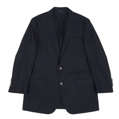 Brooks Brothers Wool Poly Metal Button Jacket