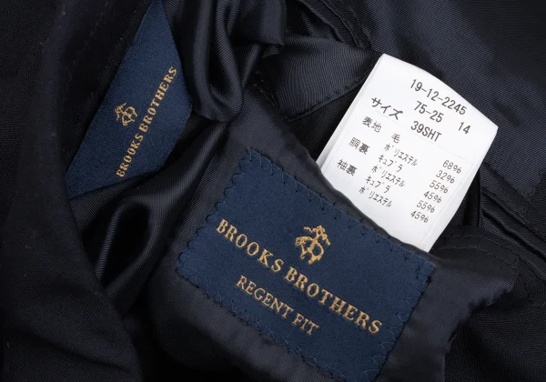 Brooks Brothers Wool Poly Metal Button Jacket K-167311_018